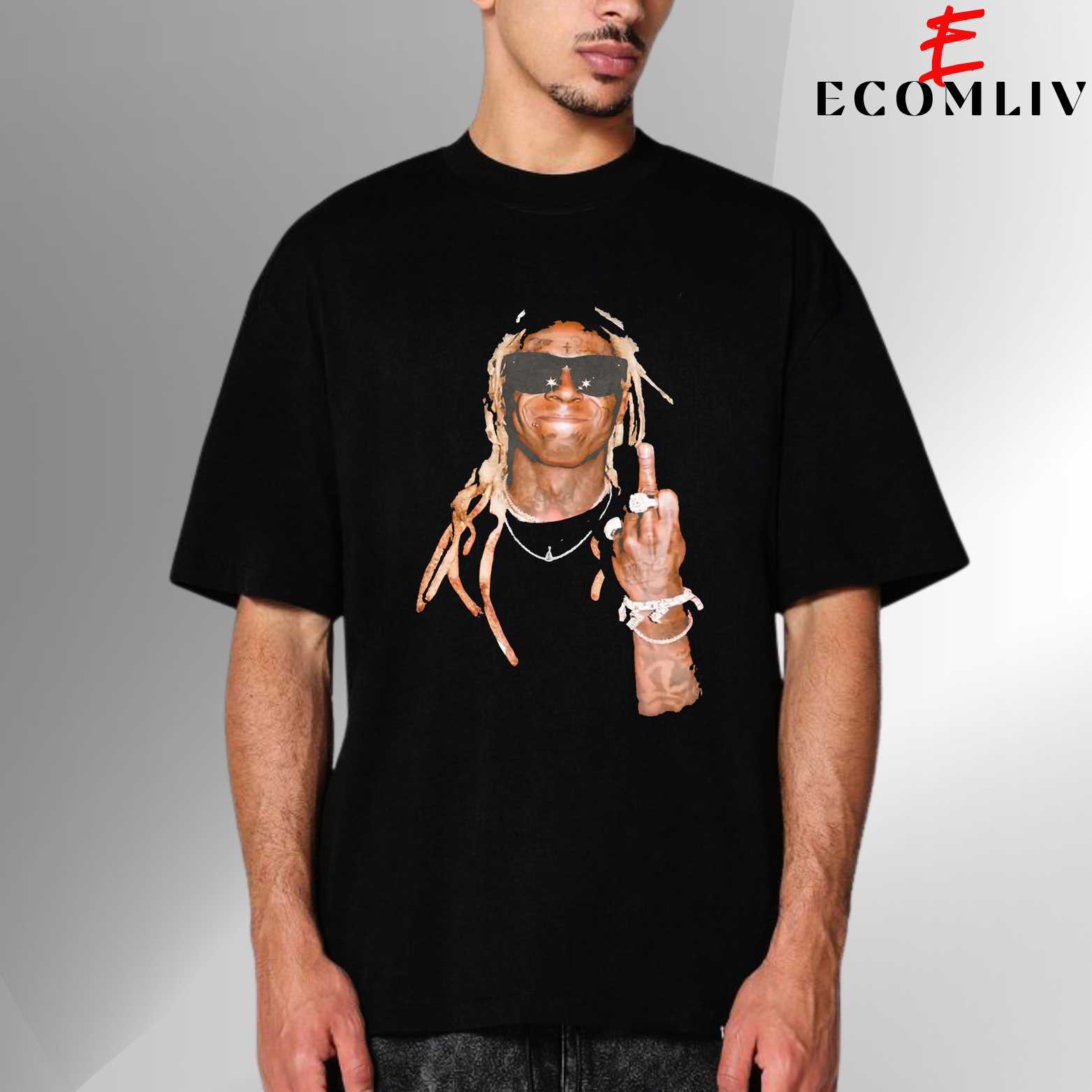 Lil Wayne Middle Finger Shirt, Lil Wayne Tour 2025, Lil Wayne Merch
